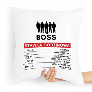 Poduszka Prezent Dla Szefa Stawka Godzinowa