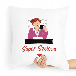 Poduszka Prezent Dla Szefa Super Szefowa