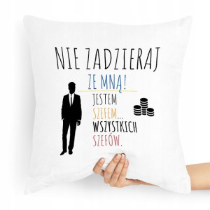 Poduszka Prezent Dla Szefa Szef Wszystkich Szefów