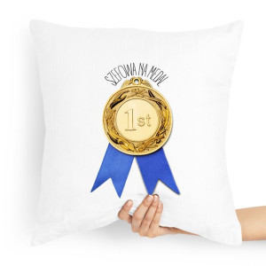 Poduszka Prezent Dla Szefa Szefowa Na Medal