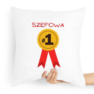 Poduszka Prezent Dla Szefa Szefowa Numer Jeden