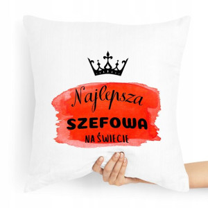 Poduszka Prezent Dla Szefowa Najlepsza Na Świecie