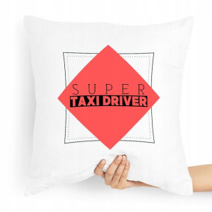 Poduszka Prezent Dla Taksówkarza Super Taxi Driver