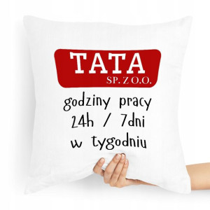 Poduszka Prezent Dla Taty Ojca Tata Sp.z.o.o