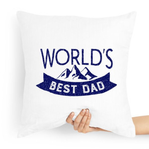 Poduszka Prezent Dla Taty Ojca World's Best Dad