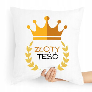 Poduszka Prezent Dla Teścia Złoty Teść Prezent