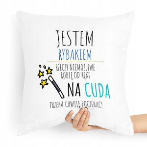 Poduszka Prezent Dla Wędkarza Jestem Rybakiem