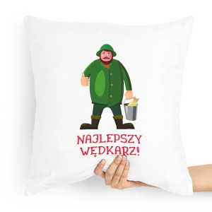 Poduszka Prezent Dla Wędkarza Najlepszy Wędkarz