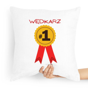 Poduszka Prezent Dla Wędkarza Rybaka Numer Jeden