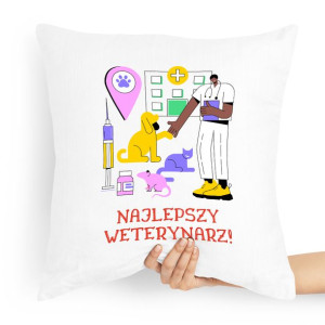 Poduszka Prezent Dla Weterynarza Najlepszy