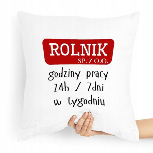 Poduszka Prezent Idealny Dla Rolnika Godziny Pracy