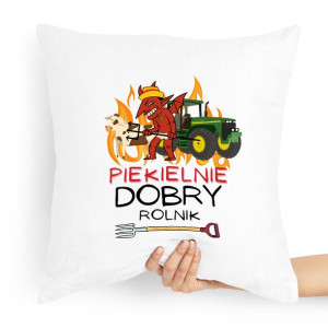 Poduszka Prezent Idealny Dla Rolnika Piekielnie