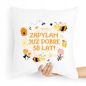 Poduszka Prezent Idealny Na Urodziny 50 50te 50-te
