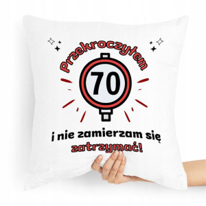 Poduszka Prezent Idealny Na Urodziny 70 70te 70-te