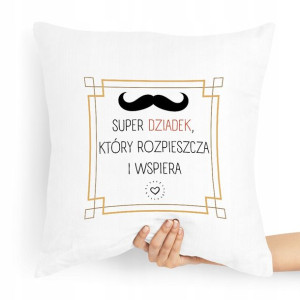 Poduszka Prezent Na Dzień Dziadka Super Dziadek