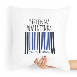 Poduszka Prezent Na Walentynki Bezcenna Walentynka