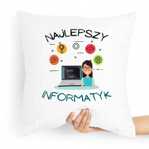 Poduszka Prezent Najlepszy Informatyk Programista