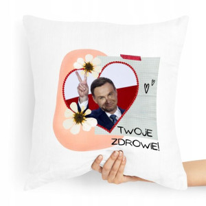 Poduszka Prezent Politycy Andrzej Duda Prezydent