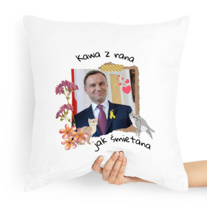 Poduszka Prezent Politycy Andrzej Duda Prezydent