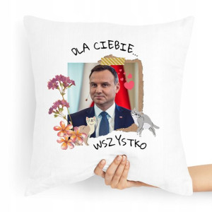 Poduszka Prezent Politycy Andrzej Duda Prezydent