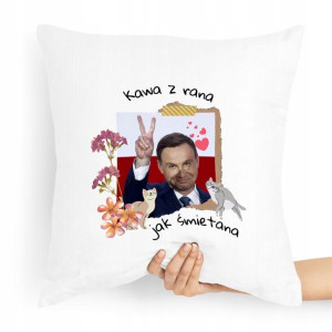 Poduszka Prezent Politycy Andrzej Duda Prezydent