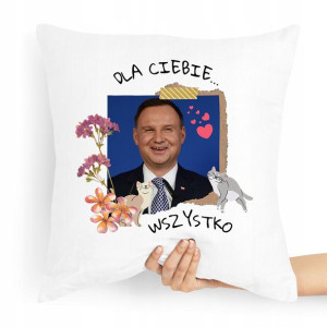 Poduszka Prezent Politycy Andrzej Duda Prezydent