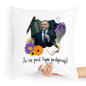 Poduszka Prezent Politycy Andzej Duda Prezydent