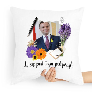Poduszka Prezent Politycy Andzej Duda Prezydent