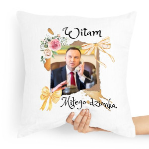 Poduszka Prezent Politycy Andzej Duda Prezydent
