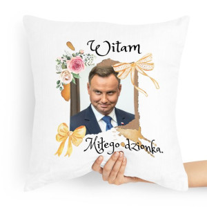 Poduszka Prezent Politycy Andzej Duda Prezydent