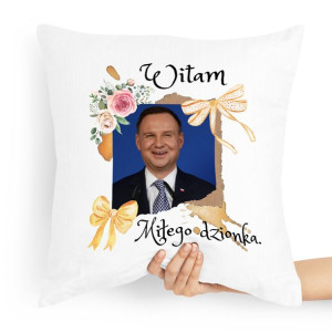 Poduszka Prezent Politycy Andzej Duda Prezydent