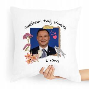 Poduszka Prezent Politycy Andzej Duda Prezydent