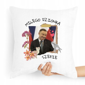 Poduszka Prezent Politycy Andzej Duda Prezydent