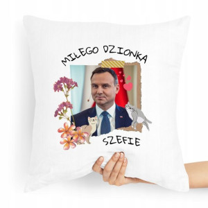 Poduszka Prezent Politycy Andzej Duda Prezydent