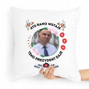 Poduszka Prezent Politycy Andzej Duda Prezydent