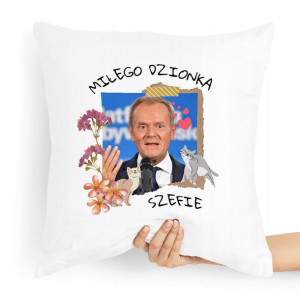 Poduszka Prezent Politycy Donald Tusk Platforma Po