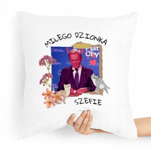 Poduszka Prezent Politycy Donald Tusk Platforma Po