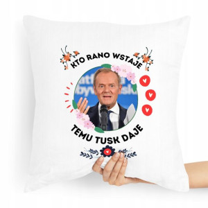 Poduszka Prezent Politycy Donald Tusk Platforma Po