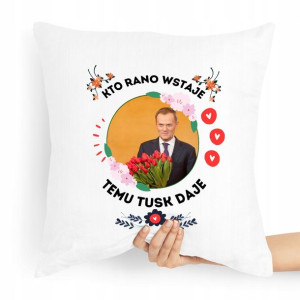 Poduszka Prezent Politycy Donald Tusk Platforma Po