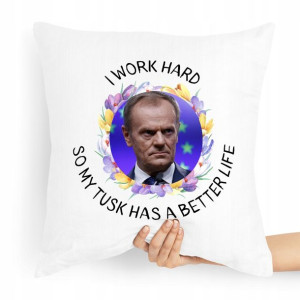 Poduszka Prezent Politycy Donald Tusk Platforma Po