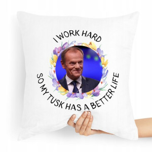 Poduszka Prezent Politycy Donald Tusk Platforma Po