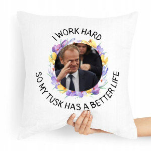 Poduszka Prezent Politycy Donald Tusk Platforma Po