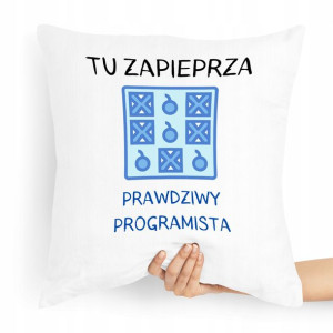 Poduszka Prezent Tu Zapieprza Prawdziwy Informatyk