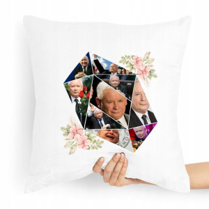 Poduszka Prezesa Kaczyński Witam Miłego Dzionka
