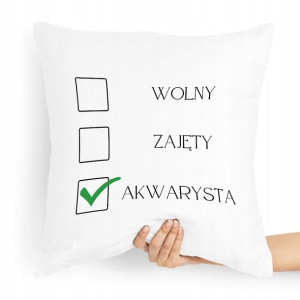 Prezent Poduszka Dla Akwarysty Akwariarza