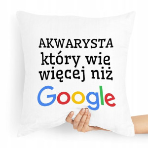 Prezent Poduszka Dla Akwarysty Akwariarza