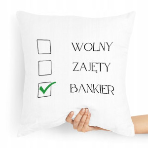 Prezent Poduszka Dla Bankiera Wolny Zajęty