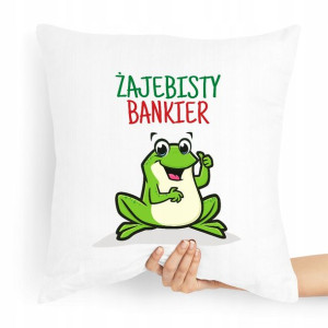 Prezent Poduszka Dla Bankiera Żajebisty Bankier