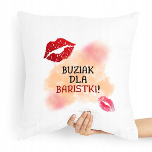Prezent Poduszka Dla Baristy Buziak Dla Baristka