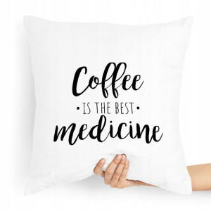 Prezent Poduszka Dla Baristy The Best Medicine